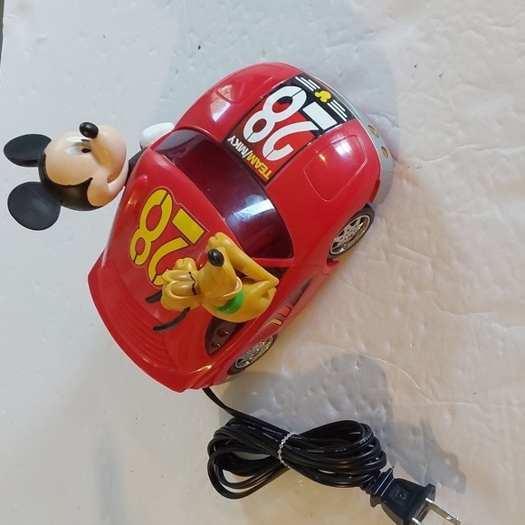 Vintage  Mickey Mouse & Pluto Digital Alarm Clock Excellent Condition - Picture 2 of 9